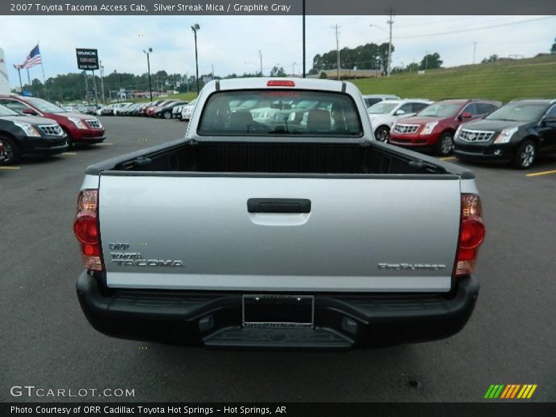 Silver Streak Mica / Graphite Gray 2007 Toyota Tacoma Access Cab