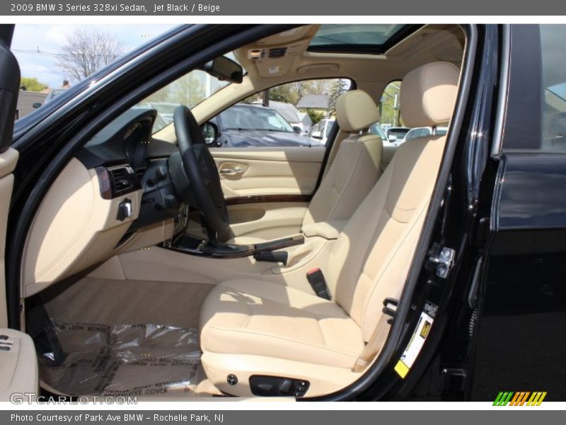 Jet Black / Beige 2009 BMW 3 Series 328xi Sedan