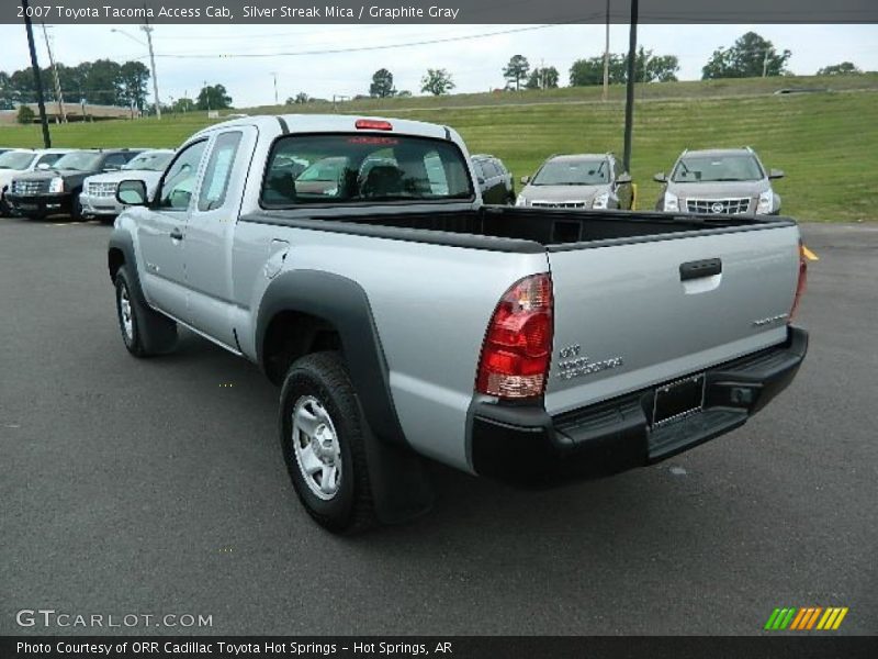 Silver Streak Mica / Graphite Gray 2007 Toyota Tacoma Access Cab