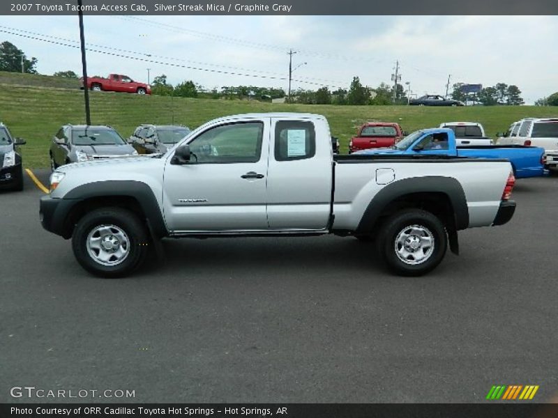 Silver Streak Mica / Graphite Gray 2007 Toyota Tacoma Access Cab