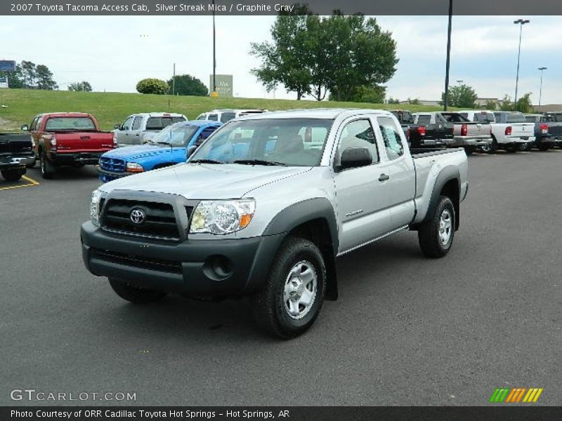 Silver Streak Mica / Graphite Gray 2007 Toyota Tacoma Access Cab