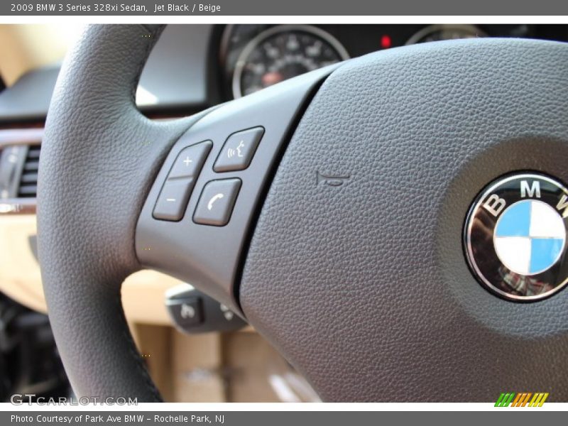Jet Black / Beige 2009 BMW 3 Series 328xi Sedan