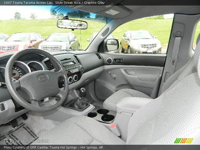  2007 Tacoma Access Cab Graphite Gray Interior