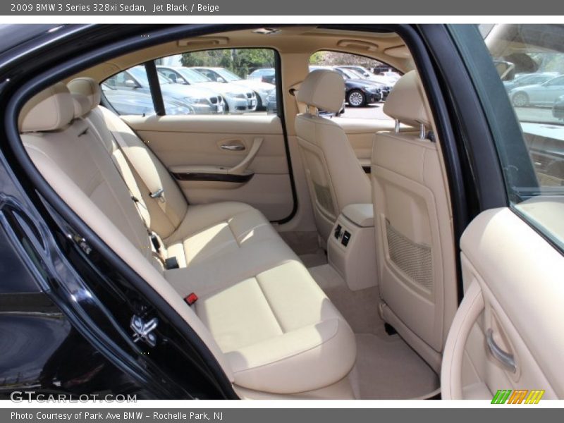 Jet Black / Beige 2009 BMW 3 Series 328xi Sedan