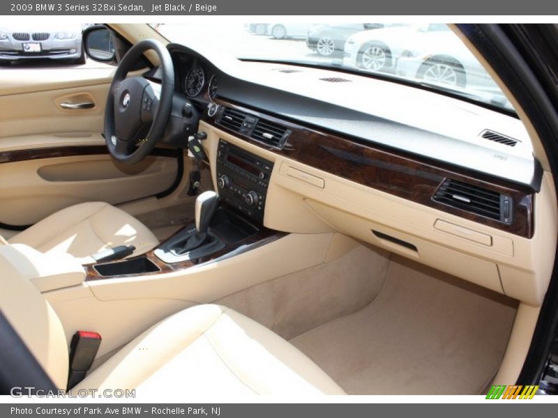 Jet Black / Beige 2009 BMW 3 Series 328xi Sedan