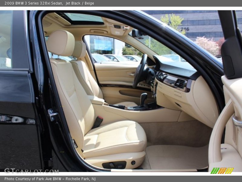 Jet Black / Beige 2009 BMW 3 Series 328xi Sedan