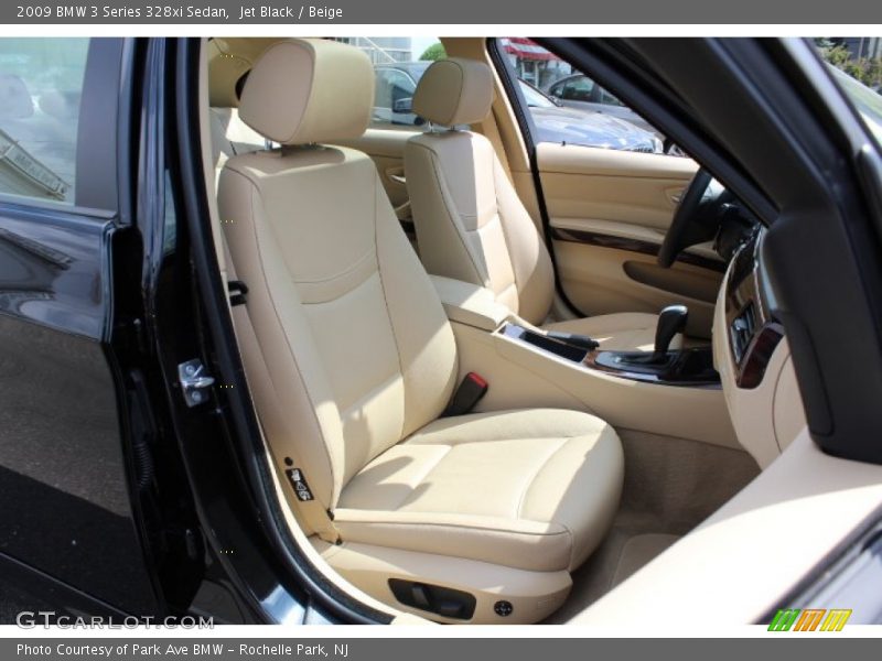 Jet Black / Beige 2009 BMW 3 Series 328xi Sedan