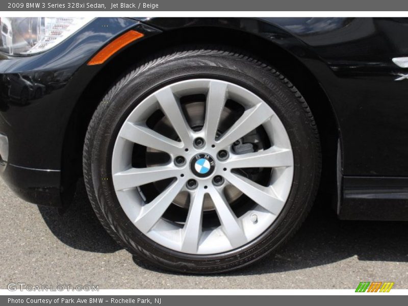 Jet Black / Beige 2009 BMW 3 Series 328xi Sedan