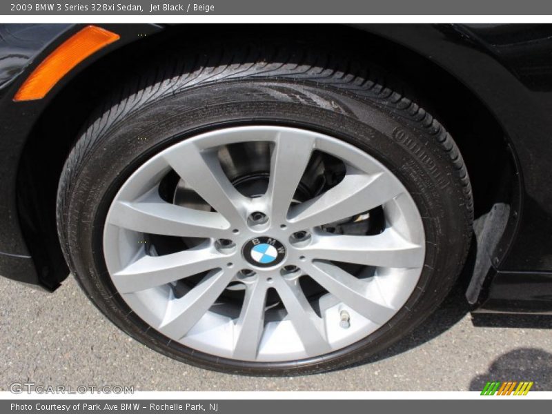 Jet Black / Beige 2009 BMW 3 Series 328xi Sedan