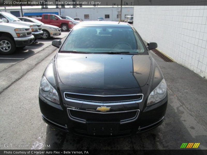 Black Granite Metallic / Ebony 2010 Chevrolet Malibu LT Sedan