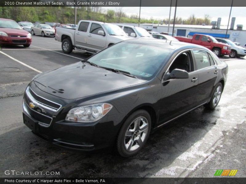 Black Granite Metallic / Ebony 2010 Chevrolet Malibu LT Sedan