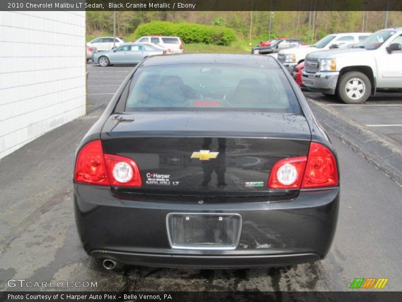 Black Granite Metallic / Ebony 2010 Chevrolet Malibu LT Sedan