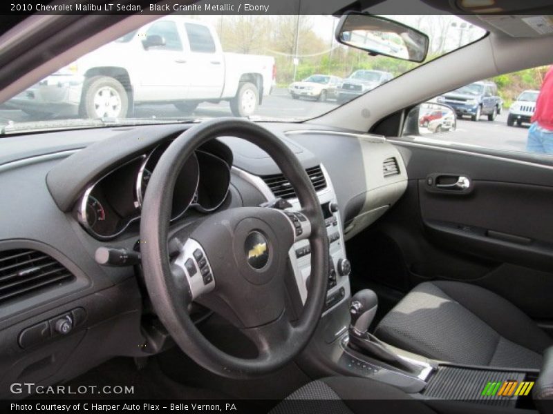 Black Granite Metallic / Ebony 2010 Chevrolet Malibu LT Sedan