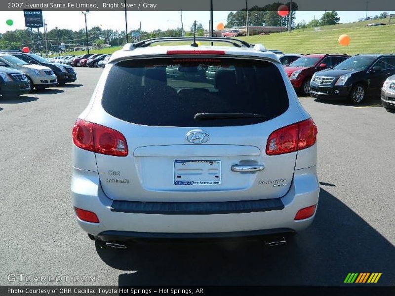 Bright Silver / Gray 2007 Hyundai Santa Fe Limited