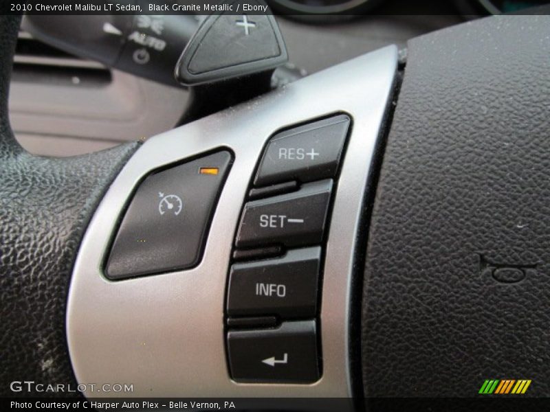Black Granite Metallic / Ebony 2010 Chevrolet Malibu LT Sedan