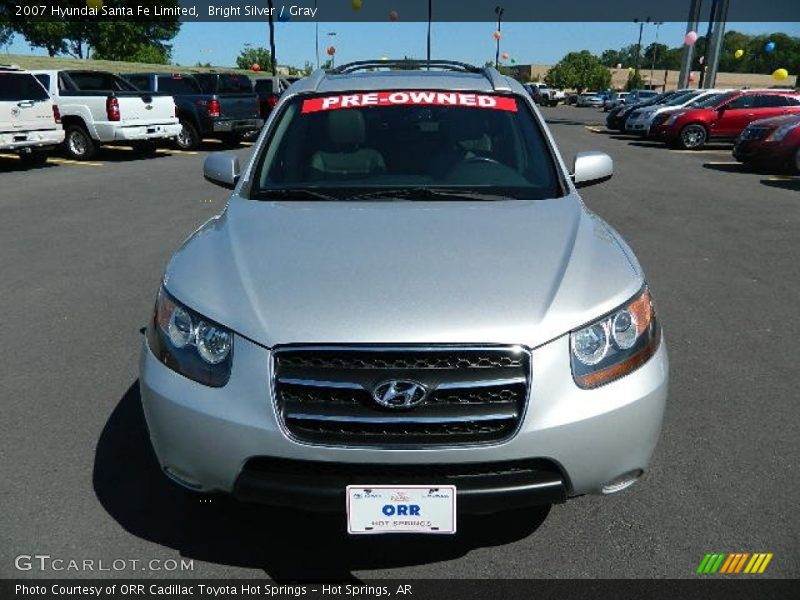 Bright Silver / Gray 2007 Hyundai Santa Fe Limited