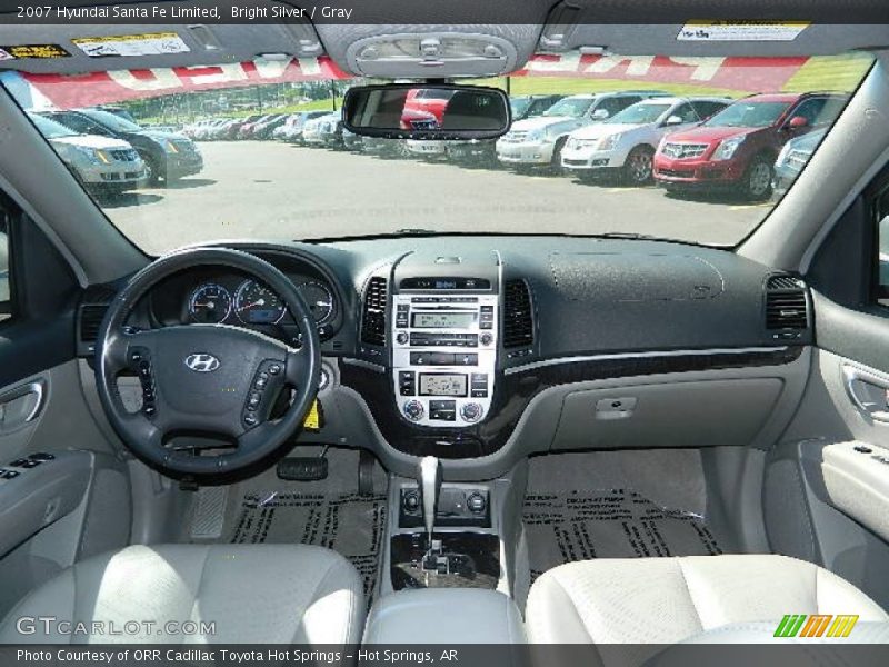 Bright Silver / Gray 2007 Hyundai Santa Fe Limited