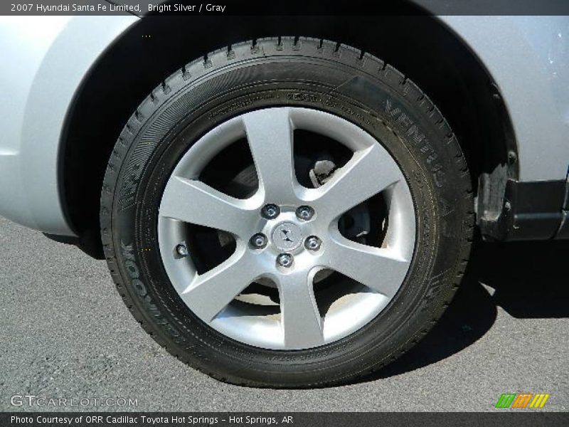 Bright Silver / Gray 2007 Hyundai Santa Fe Limited