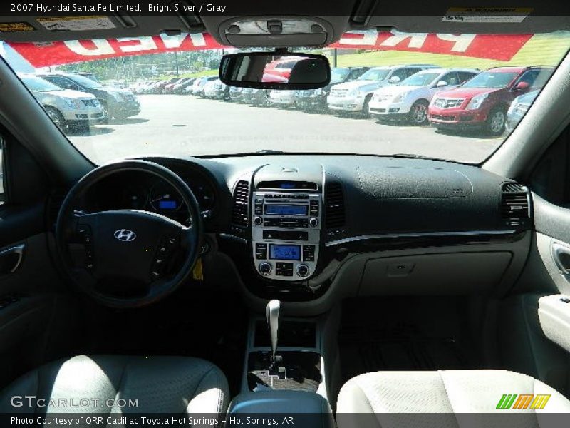 Bright Silver / Gray 2007 Hyundai Santa Fe Limited