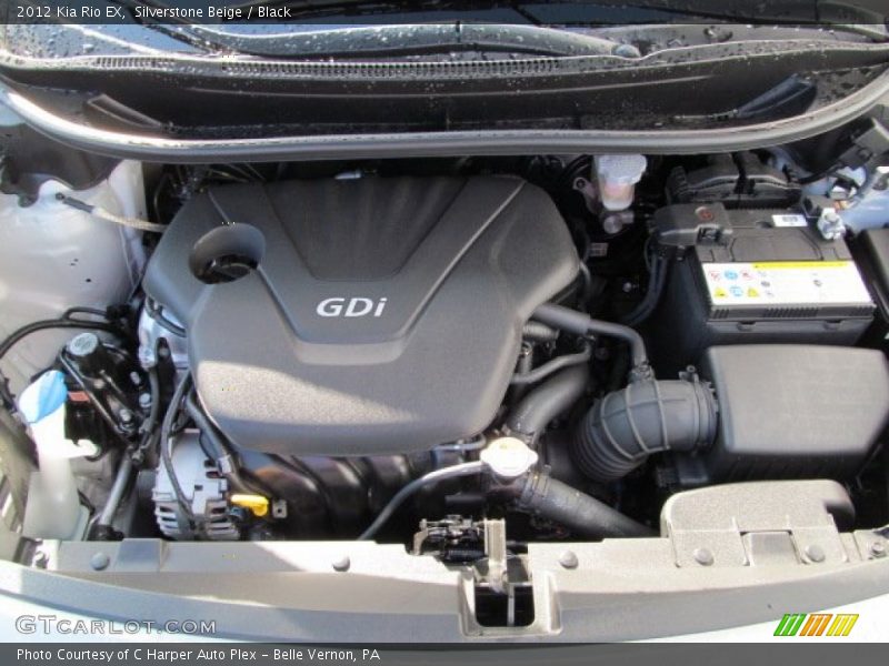  2012 Rio EX Engine - 1.6 Liter GDi DOHC 16-Valve CVVT 4 Cylinder
