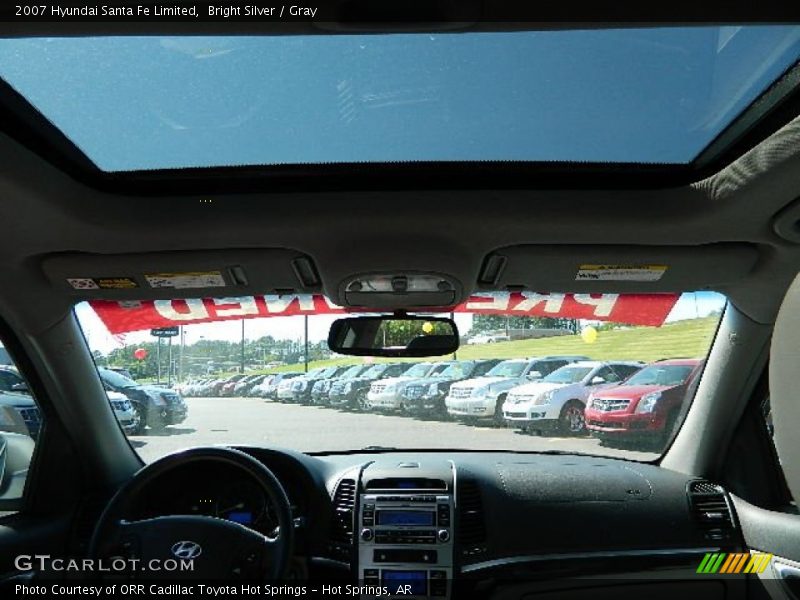 Bright Silver / Gray 2007 Hyundai Santa Fe Limited
