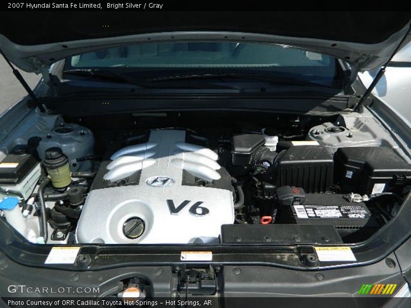 Bright Silver / Gray 2007 Hyundai Santa Fe Limited