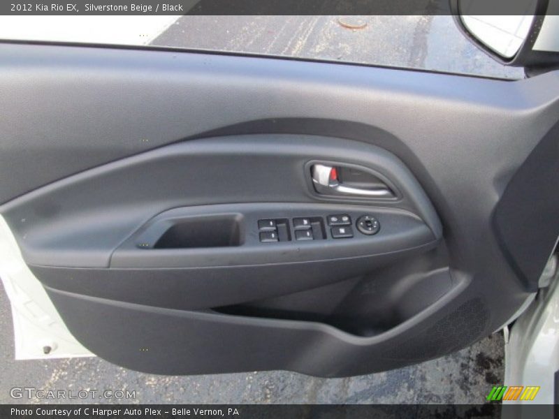 Silverstone Beige / Black 2012 Kia Rio EX