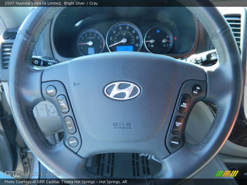 Bright Silver / Gray 2007 Hyundai Santa Fe Limited