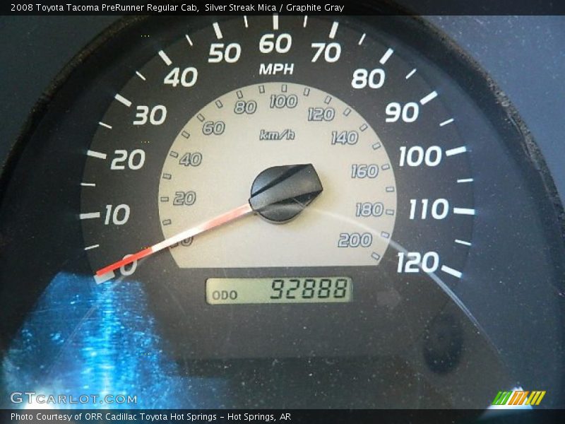 Silver Streak Mica / Graphite Gray 2008 Toyota Tacoma PreRunner Regular Cab