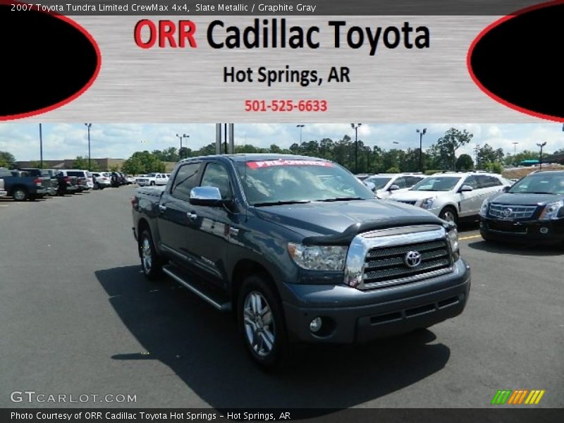 Slate Metallic / Graphite Gray 2007 Toyota Tundra Limited CrewMax 4x4