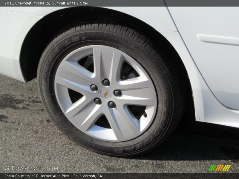 Summit White / Gray 2011 Chevrolet Impala LS