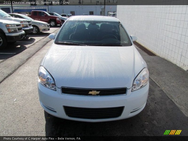 Summit White / Gray 2011 Chevrolet Impala LS