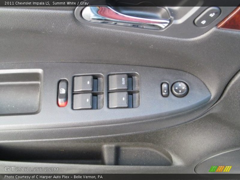 Summit White / Gray 2011 Chevrolet Impala LS