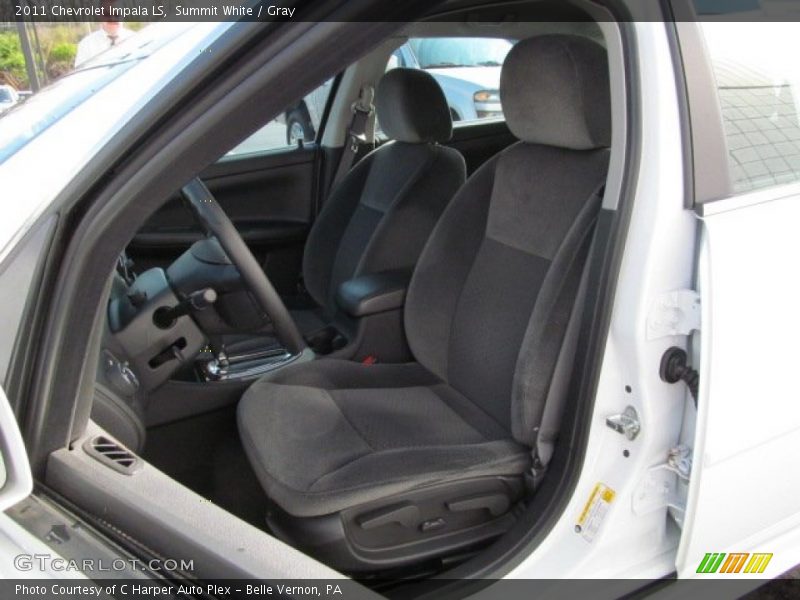 Summit White / Gray 2011 Chevrolet Impala LS