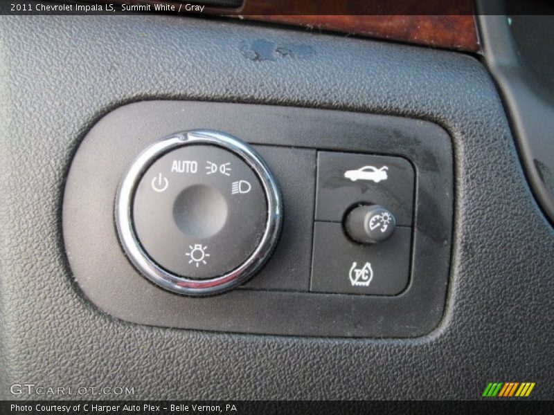 Summit White / Gray 2011 Chevrolet Impala LS