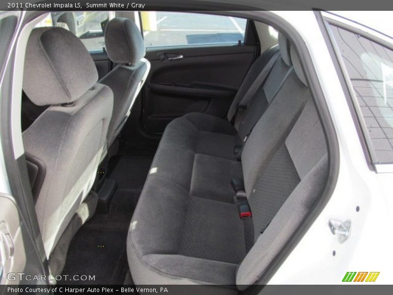Summit White / Gray 2011 Chevrolet Impala LS