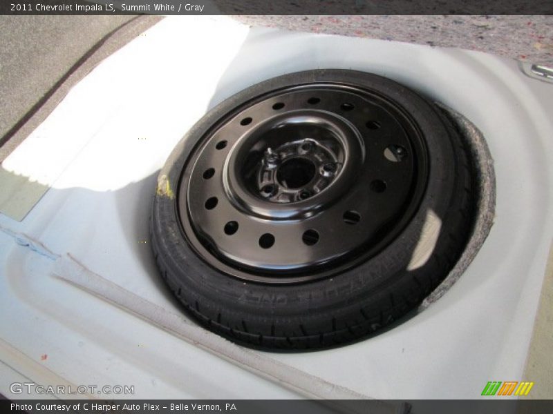 Summit White / Gray 2011 Chevrolet Impala LS