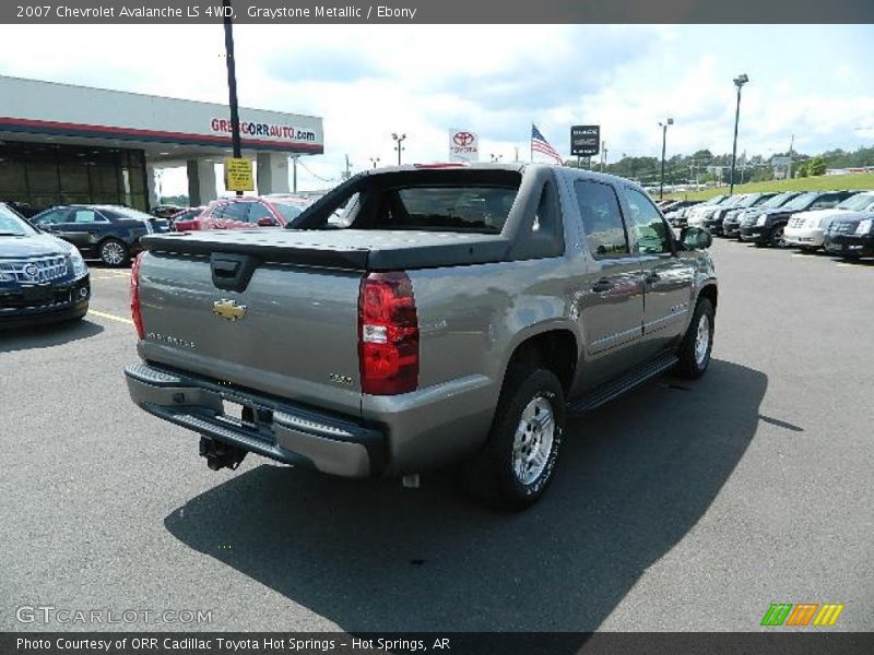 Graystone Metallic / Ebony 2007 Chevrolet Avalanche LS 4WD