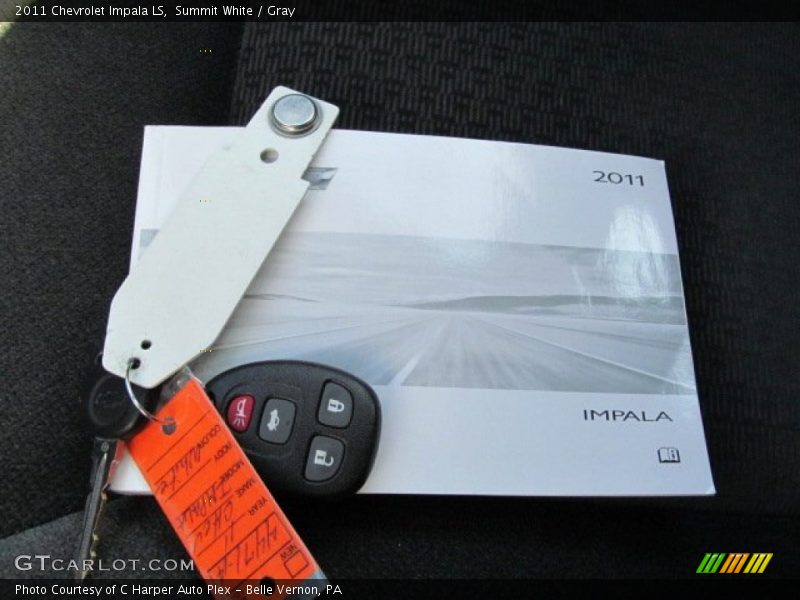 Summit White / Gray 2011 Chevrolet Impala LS