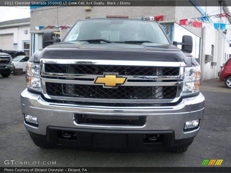 Black / Ebony 2012 Chevrolet Silverado 3500HD LT Crew Cab 4x4 Dually