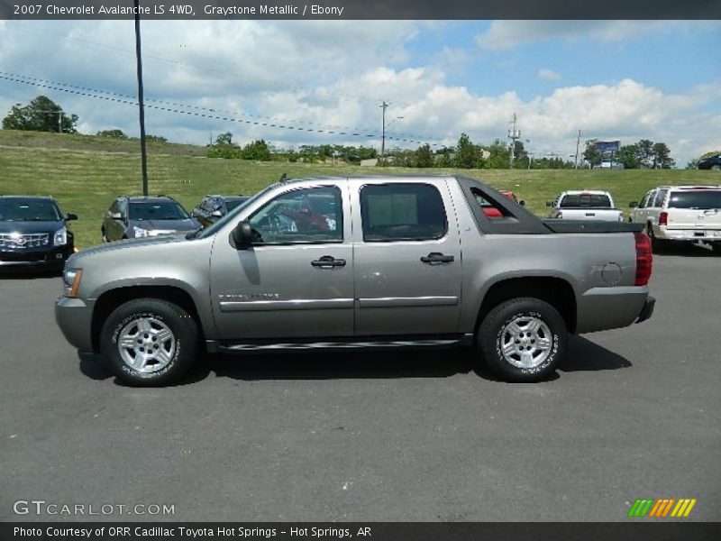 Graystone Metallic / Ebony 2007 Chevrolet Avalanche LS 4WD