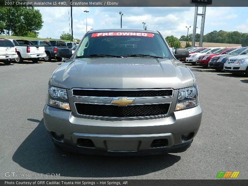Graystone Metallic / Ebony 2007 Chevrolet Avalanche LS 4WD