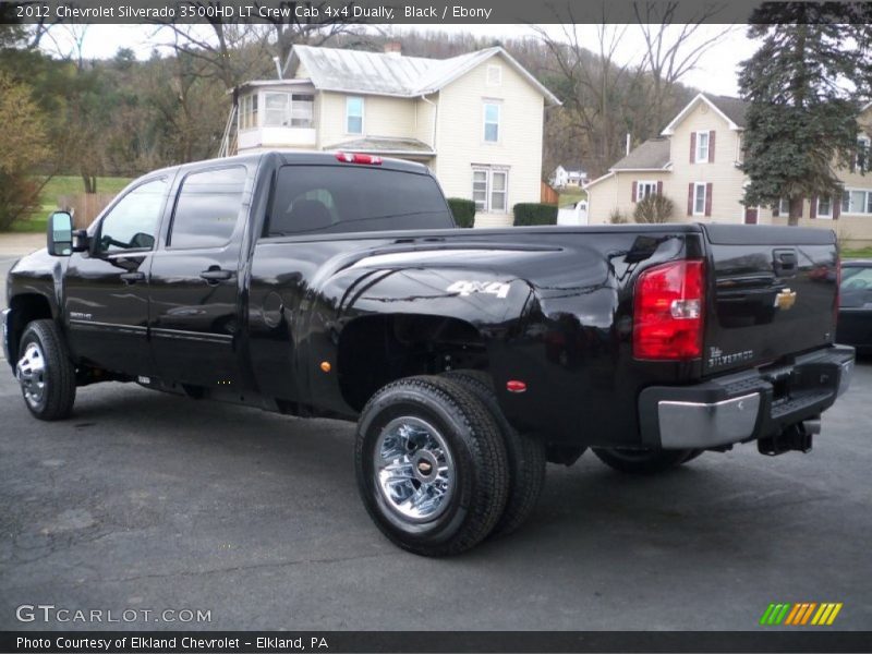 Black / Ebony 2012 Chevrolet Silverado 3500HD LT Crew Cab 4x4 Dually