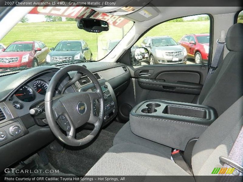 Graystone Metallic / Ebony 2007 Chevrolet Avalanche LS 4WD