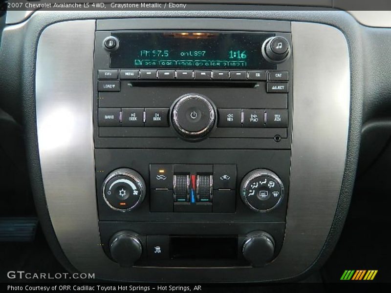 Graystone Metallic / Ebony 2007 Chevrolet Avalanche LS 4WD