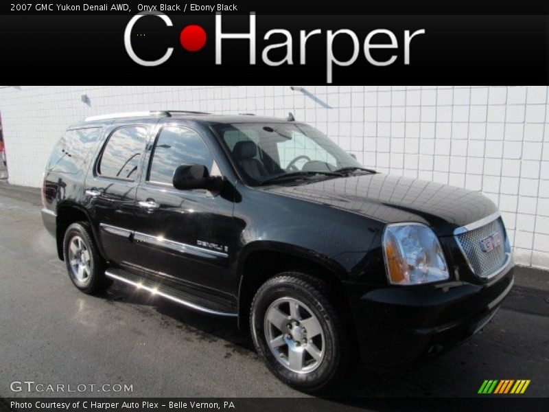 Onyx Black / Ebony Black 2007 GMC Yukon Denali AWD