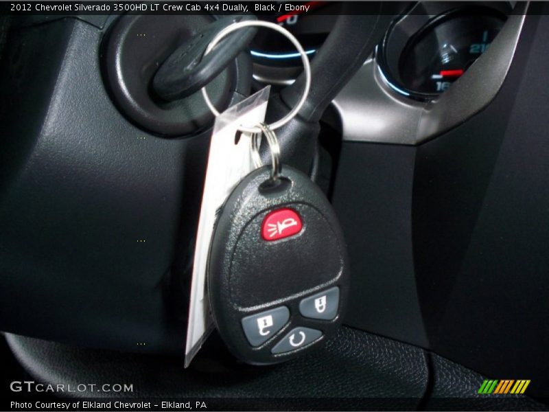Keys of 2012 Silverado 3500HD LT Crew Cab 4x4 Dually
