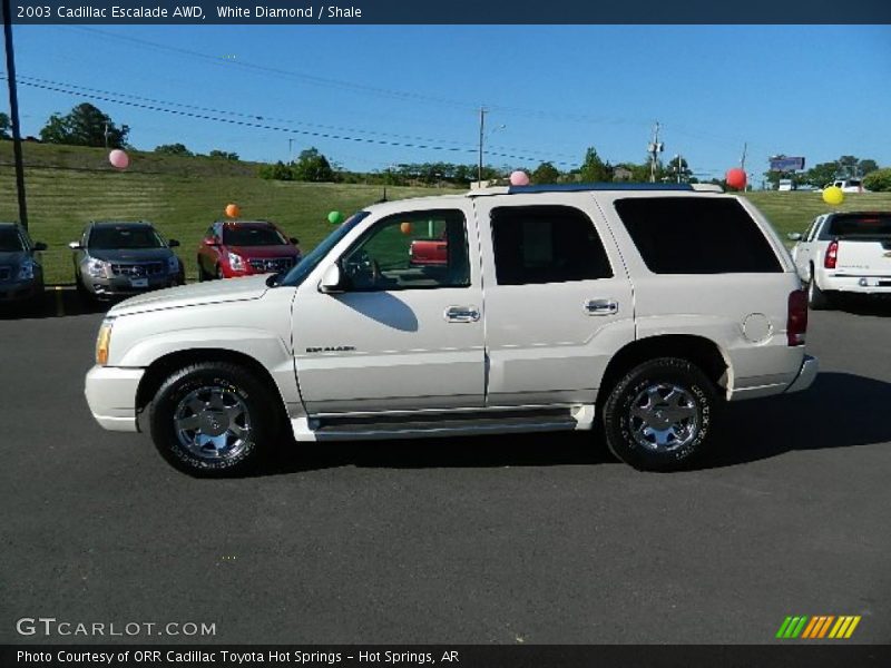 White Diamond / Shale 2003 Cadillac Escalade AWD