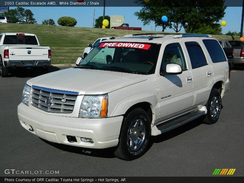 White Diamond / Shale 2003 Cadillac Escalade AWD