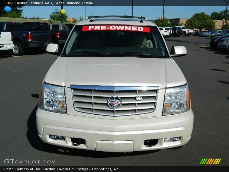 White Diamond / Shale 2003 Cadillac Escalade AWD